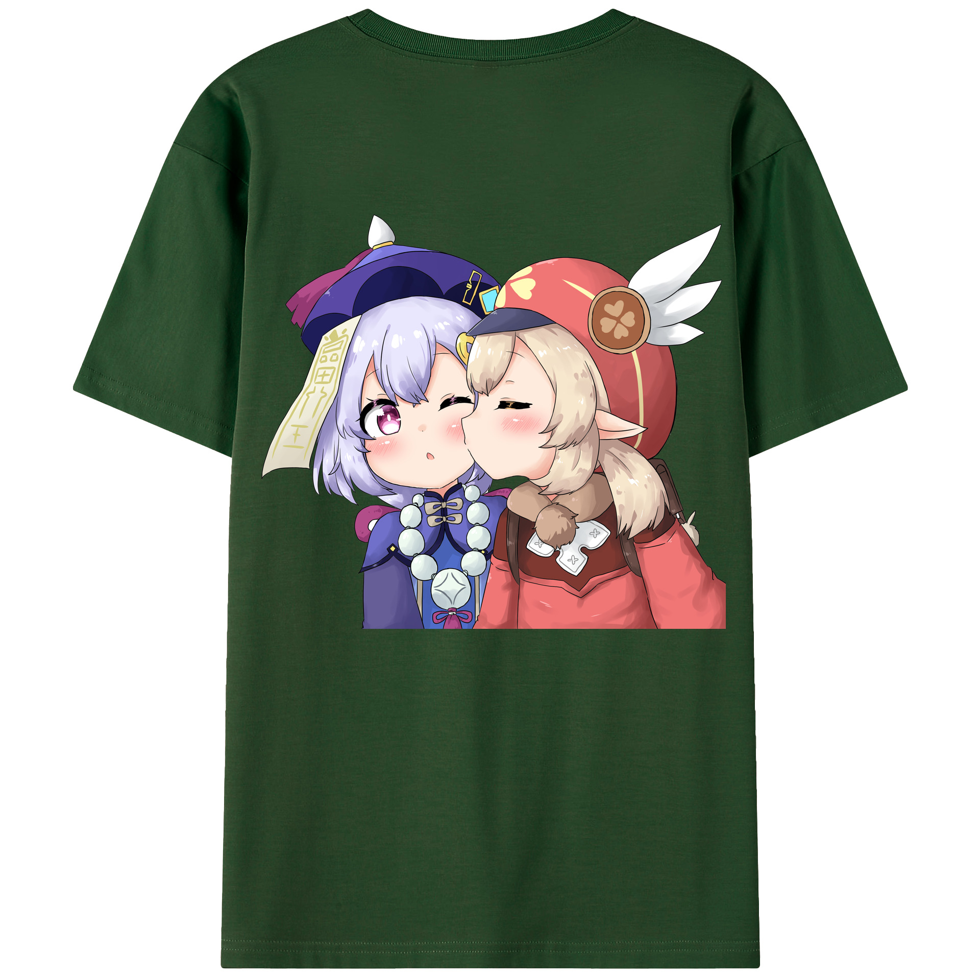 げんし神 七七 なな  genshin Nana 綿100％半袖Tシャツ（背面プリント）